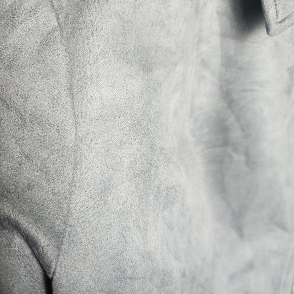 WOMENS BB DAKOTA BY STEVE MADDEN LIGHTWEIGHT FAUX SUEDE MOTO JACKET Full Zip XXL - Picture 4 of 9